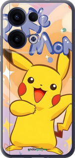 Силиконовый чехол Пикачу для Oppo Reno13 5G - 6383u-3944 изображение 