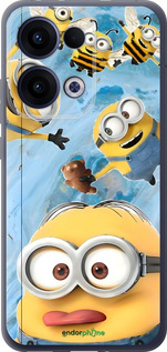 Силиконовый чехол Миньоны для Oppo Reno13 5G - 6386u-3944 изображение 