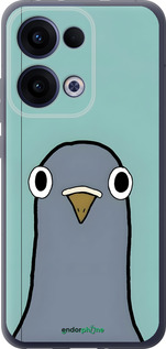 Силиконовый чехол Голубь для Oppo Reno13 5G - 6388u-3944 изображение 