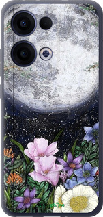 Силиконовый чехол Полночь в саду II для Oppo Reno13 5G - 6424u-3944 изображение 