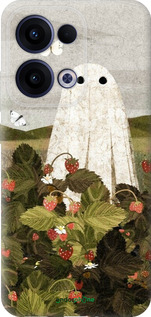 Силиконовый чехол Клубничные поля и привидения для Oppo Reno13 5G - 6426u-3944 изображение 