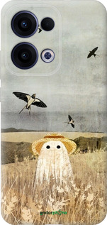 Силиконовый чехол Призрак в поле для Oppo Reno13 5G - 6427u-3944 изображение 