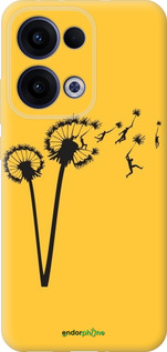 Силиконовый чехол Минимализм одуванчики для Oppo Reno13 5G - 6449u-3944 изображение 