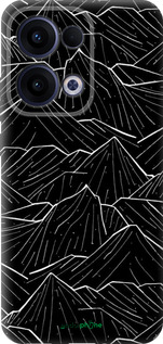 Силиконовый чехол С изображением Темных гор для Oppo Reno13 5G - 6489u-3944 изображение 