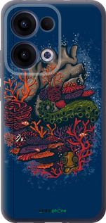 Силиконовый чехол Сердце моря для Oppo Reno13 5G - 6506u-3944 изображение 