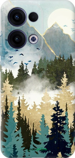 Силіконовий чехол Із зображенням лісового пейзажу для Oppo Reno13 5G - 6548u-3944 изображение 