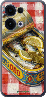Силиконовый чехол 'Vintage Sardine Tin Phone' для Oppo Reno13 5G изображение 4