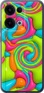 Силиконовый чехол Y2K Jelly Dream для Oppo Reno13 5G - 6780u-3944 изображение 