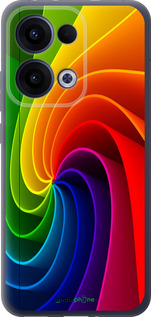 Силіконовий чехол Райдужний вихор для Oppo Reno13 5G - 747u-3944 изображение 