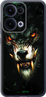 Силиконовый чехол Дьявольский волк для Oppo Reno13 5G - 833u-3944 изображение 