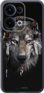 Силиконовый чехол Волк-меломан для Oppo Reno13 5G - 875u-3944 изображение 