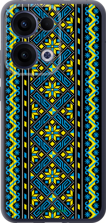 Силиконовый чехол Вышиванка 39 для Oppo Reno13 5G - 1173u-3944 изображение 