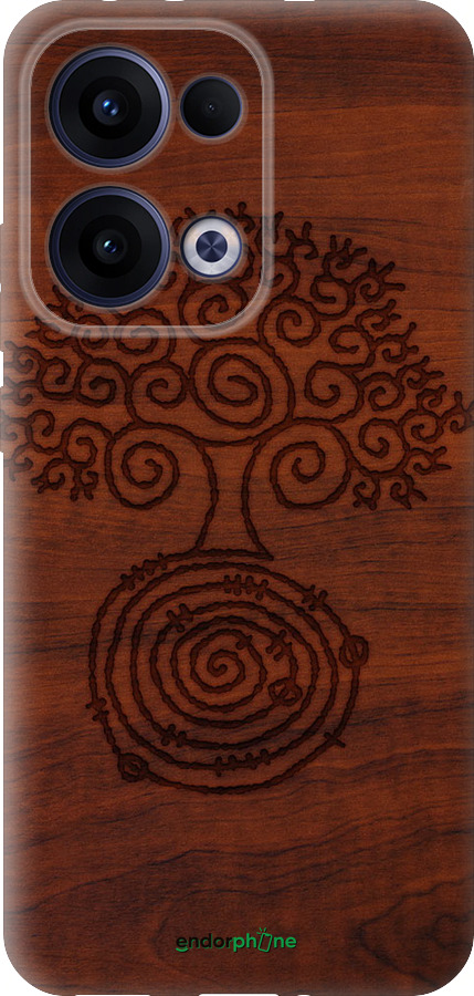 Силиконовый чехол Узор дерева для Oppo Reno13 5G - 4119u-3944 изображение 