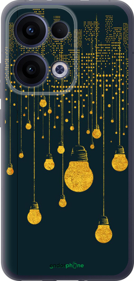 Силіконовий чехол Ілюстрація нічного міста для Oppo Reno13 5G - 4162u-3944 изображение 