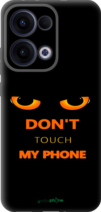 Силиконовый чехол Don't touch the phone для Oppo Reno13 5G - 4261u-3944 изображение 