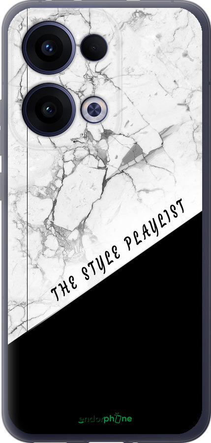 Силиконовый чехол The style playlist для Oppo Reno13 5G - 4308u-3944 изображение 