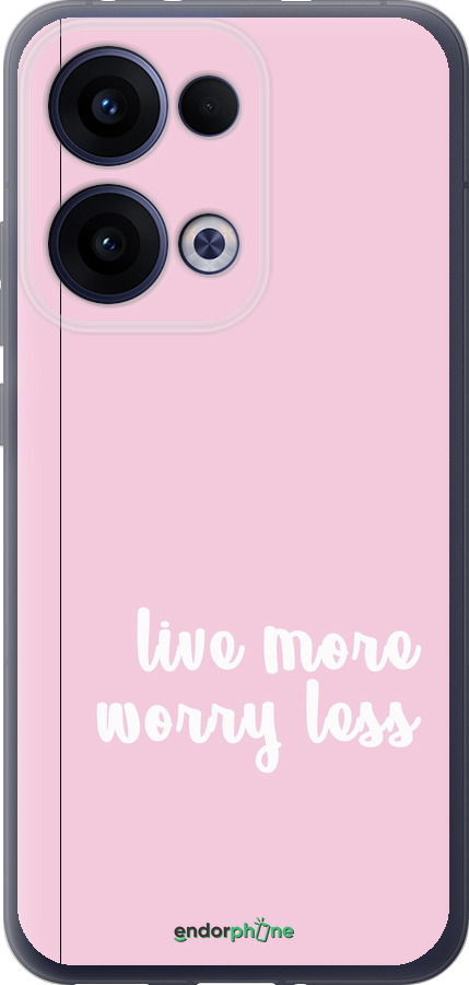 Силиконовый чехол Живи больше для Oppo Reno13 5G - 4347u-3944 изображение 