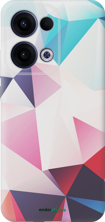 Силіконовий чехол Геометрія 3 для Oppo Reno13 5G - 4415u-3944 изображение 
