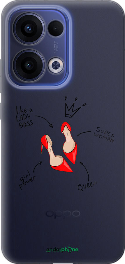 Силіконовий чехол Жінка для Oppo Reno13 5G - 4599u-3944 изображение 