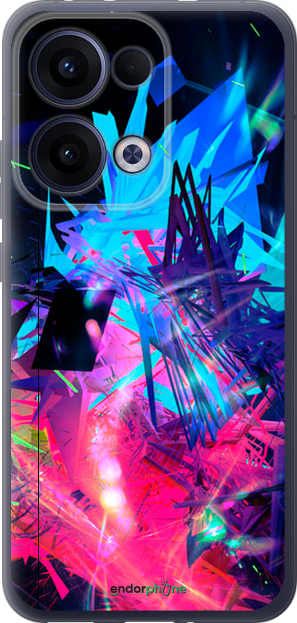 Силиконовый чехол Абстрактный чехол для Oppo Reno13 5G - 4681u-3944 изображение 