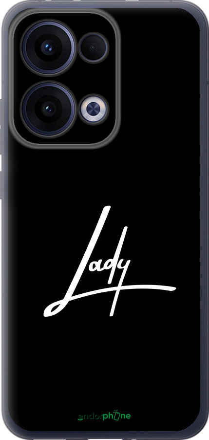 Силиконовый чехол Lady 2 для Oppo Reno13 5G - 4867u-3944 изображение 