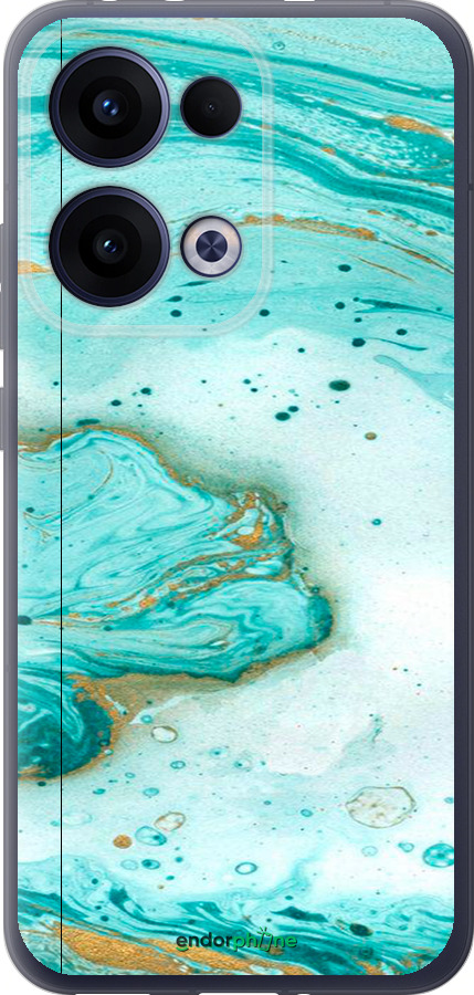 Силиконовый чехол Мраморный для Oppo Reno13 5G - 4895u-3944 изображение 