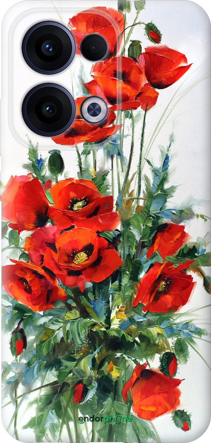 Силиконовый чехол Маки для Oppo Reno13 5G - 523u-3944 изображение 