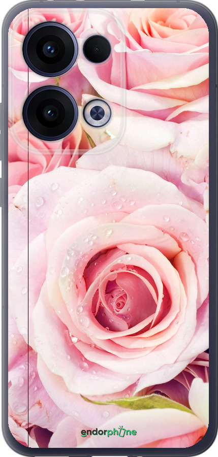 Силиконовый чехол Розы для Oppo Reno13 5G - 525u-3944 изображение 