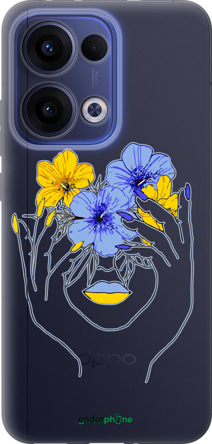 Силіконовий чехол Дівчина v4 для Oppo Reno13 5G - 5276u-3944 изображение 