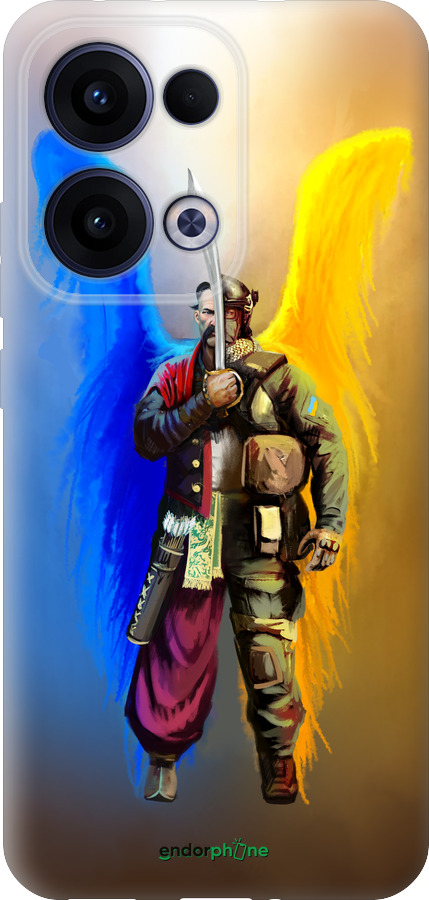 Силіконовий чехол Воїн Ангел  для Oppo Reno13 5G - 5317u-3944 изображение 