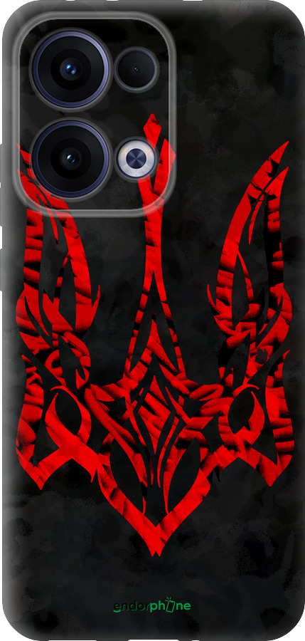 Силиконовый чехол Герб Украины v4 для Oppo Reno13 5G - 5319u-3944 изображение 