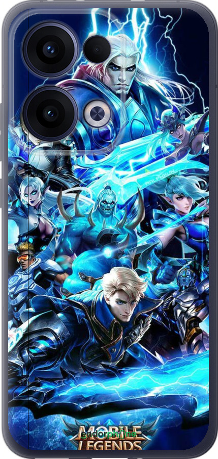 Силиконовый чехол № 5374 для Oppo Reno13 5G - 5374u-3944 изображение 