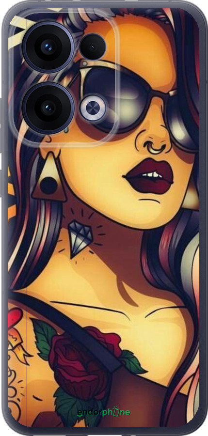 Силиконовый чехол № 5384 для Oppo Reno13 5G - 5384u-3944 изображение 