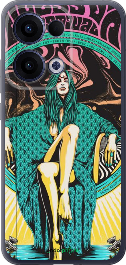 Силиконовый чехол № 5385 для Oppo Reno13 5G - 5385u-3944 изображение 