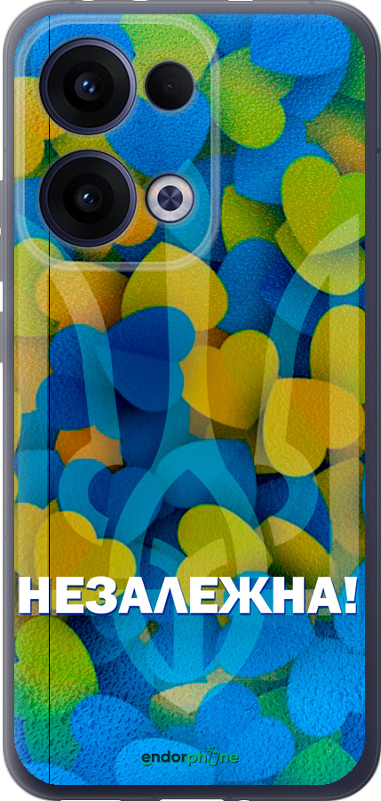 Силиконовый чехол Незалежна для Oppo Reno13 5G - 5447u-3944 изображение 