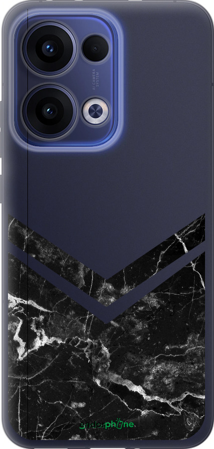 Силиконовый чехол Мраморный шеврон для Oppo Reno13 5G - 5570u-3944 изображение 