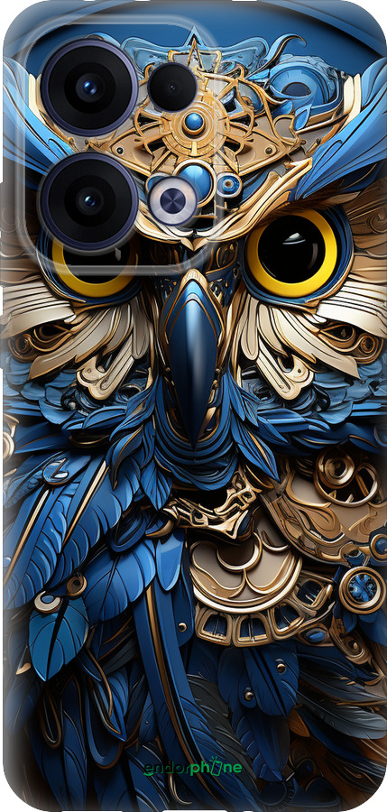 Силиконовый чехол Сова v2 для Oppo Reno13 5G - 5649u-3944 изображение 