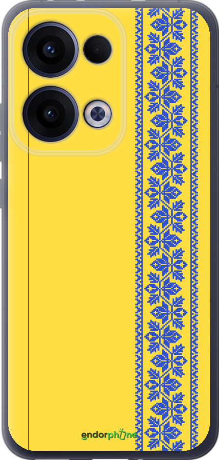 Силиконовый чехол Вышиванка 4 для Oppo Reno13 5G - 569u-3944 изображение 