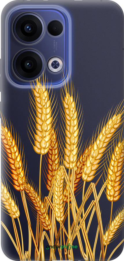 Силиконовый чехол Колоски пшеници для Oppo Reno13 5G - 5866u-3944 изображение 