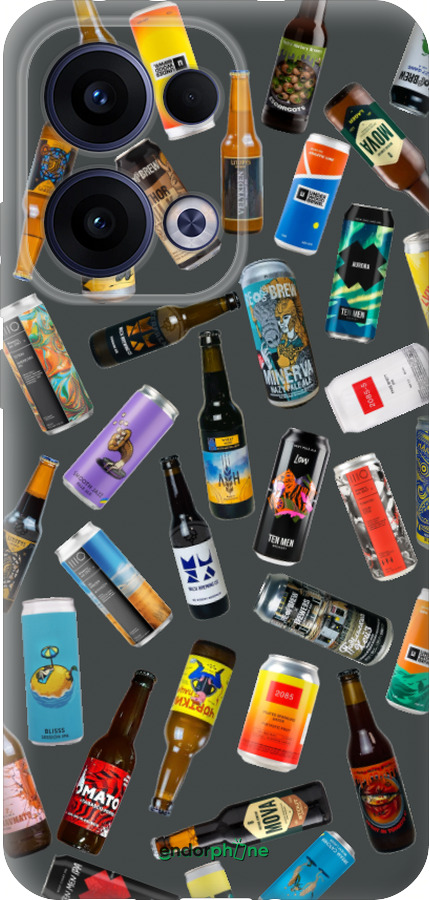 Силиконовый чехол Броварни для Oppo Reno13 5G - 5879u-3944 изображение 