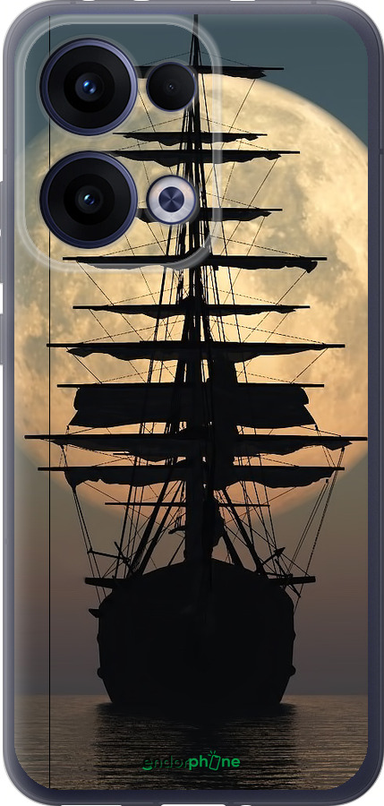 Силиконовый чехол Корабль для Oppo Reno13 5G - 5998u-3944 изображение 