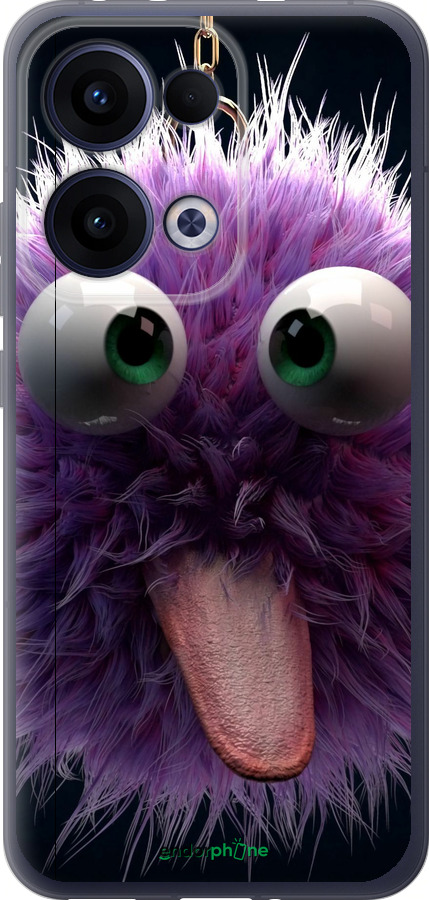 Силиконовый чехол Пушистик для Oppo Reno13 5G - 6017u-3944 изображение 