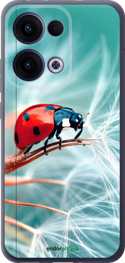 Силиконовый чехол Божья коровка для Oppo Reno13 5G - 6049u-3944 изображение 