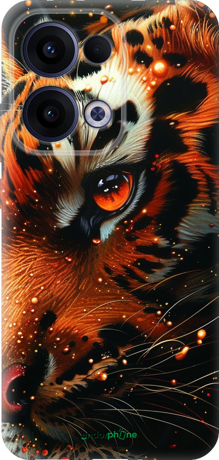 Силиконовый чехол Tiger для Oppo Reno13 5G - 6053u-3944 изображение 