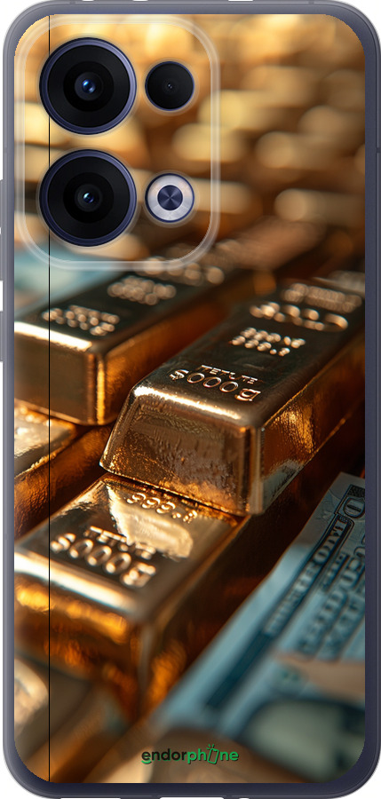 Силиконовый чехол Сияние золота для Oppo Reno13 5G - 6104u-3944 изображение 