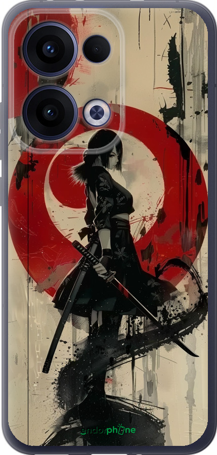 Силиконовый чехол Боевое искусство для Oppo Reno13 5G - 6126u-3944 изображение 