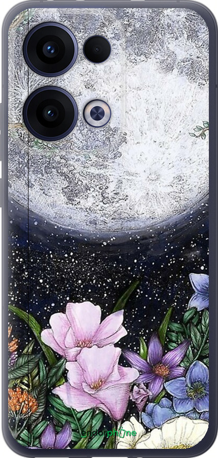 Силиконовый чехол Полночь в саду для Oppo Reno13 5G - 6259u-3944 изображение 
