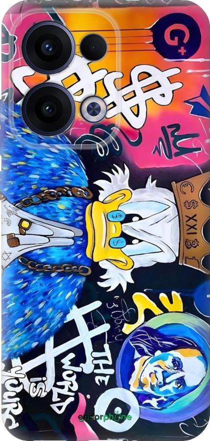 Силіконовий чехол Скрудж 2 для Oppo Reno13 5G - 6285u-3944 изображение 