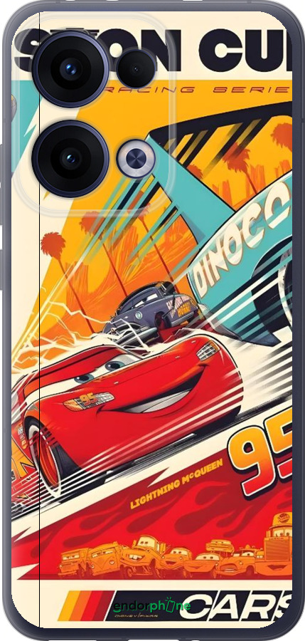 Силіконовий чехол Тачки для Oppo Reno13 5G - 6288u-3944 изображение 