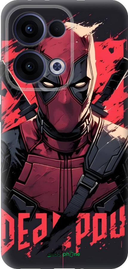 Силиконовый чехол Дедпул для Oppo Reno13 5G - 6293u-3944 изображение 